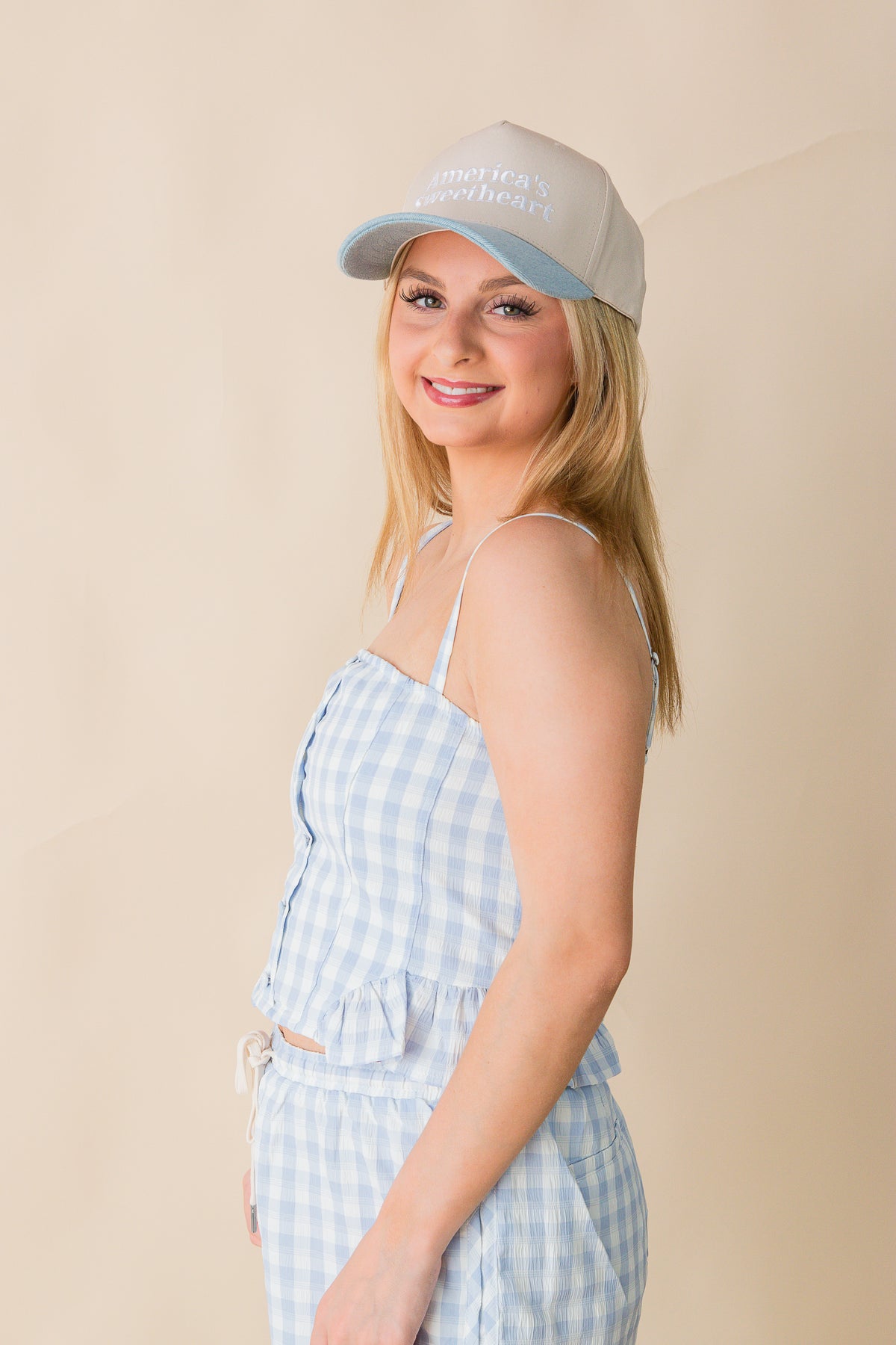 Starlet Gingham Top