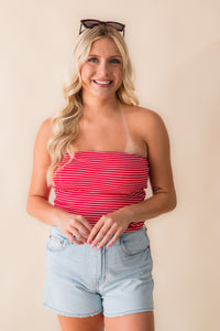 Jukebox Knit Tube Top
