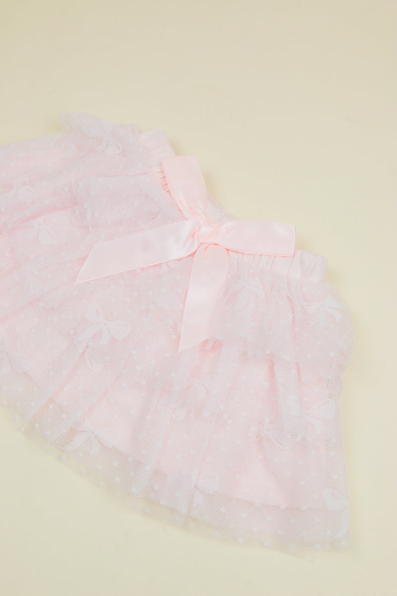 Bow Lace Tiered Tutu
