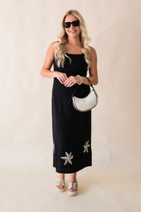 Neptune Embroidered Maxi Dress