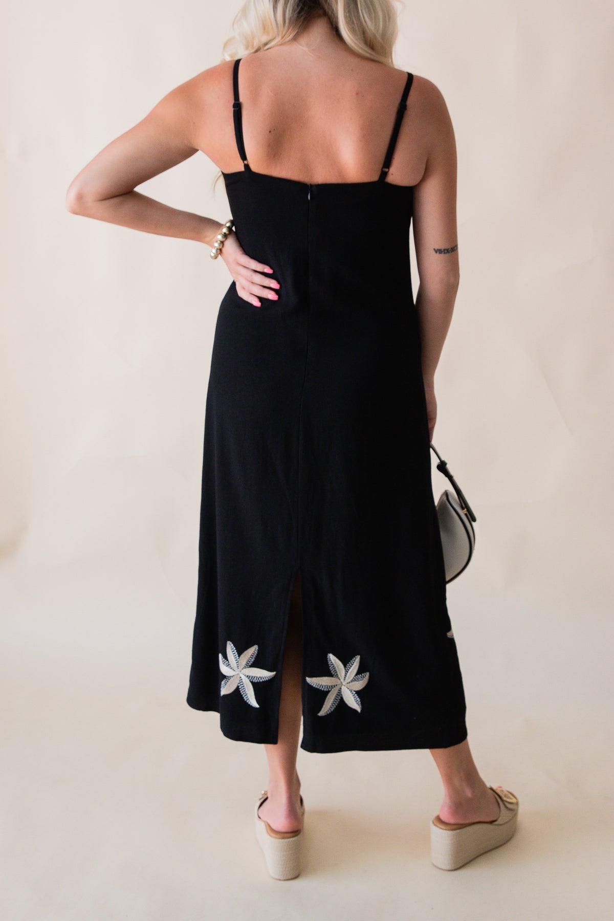 Neptune Embroidered Maxi Dress