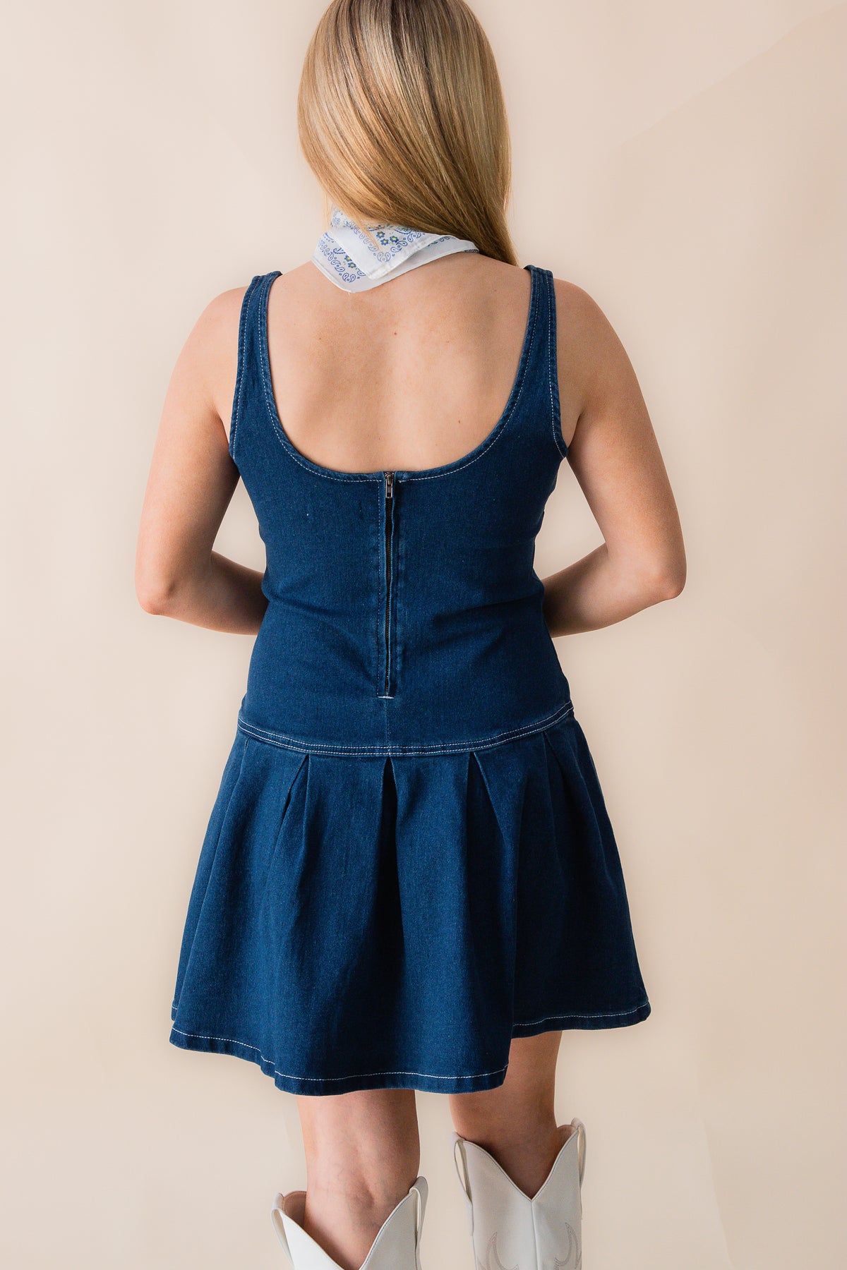 Cowgirl Denim Mini Dress