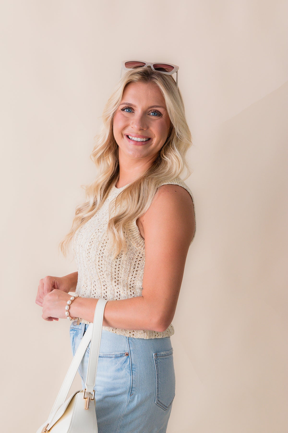 Montana Open Knit Sweater Vest