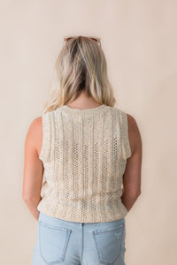 Montana Open Knit Sweater Vest