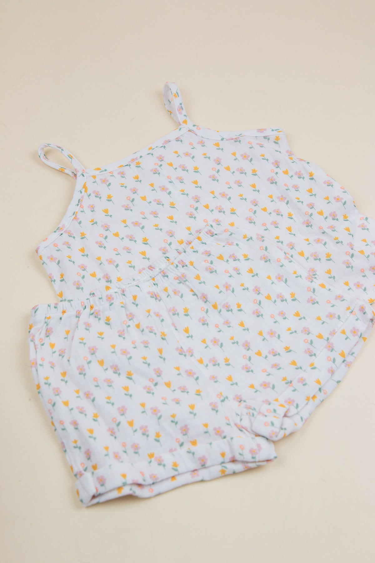 Girl's Gauze Tank & Short Set