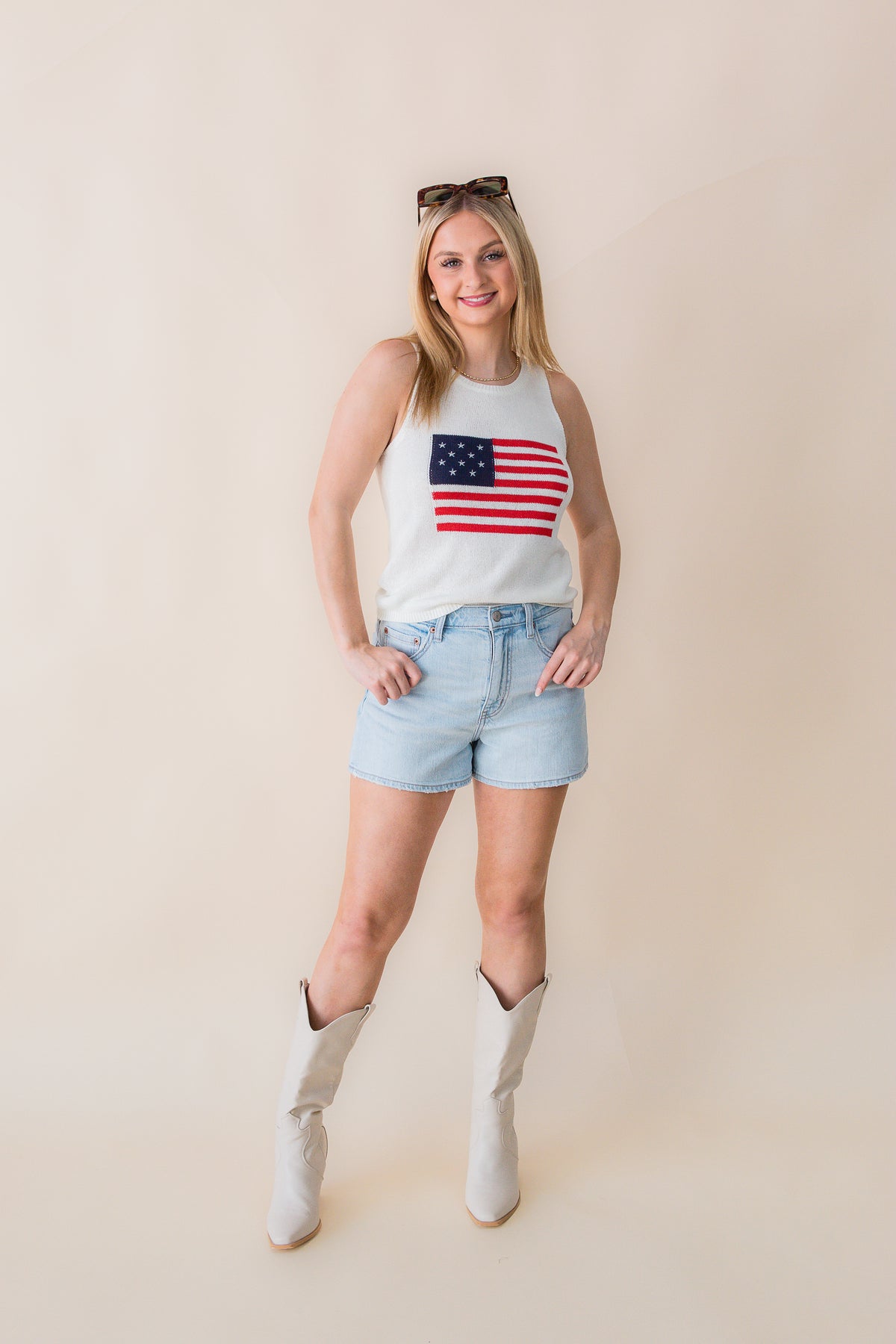 American Spirit Sweater Tank