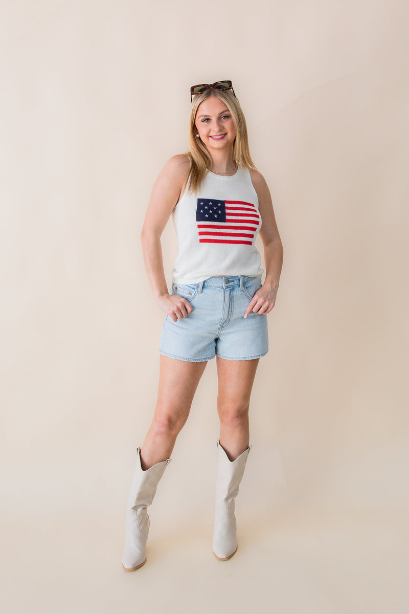 American Spirit Sweater Tank