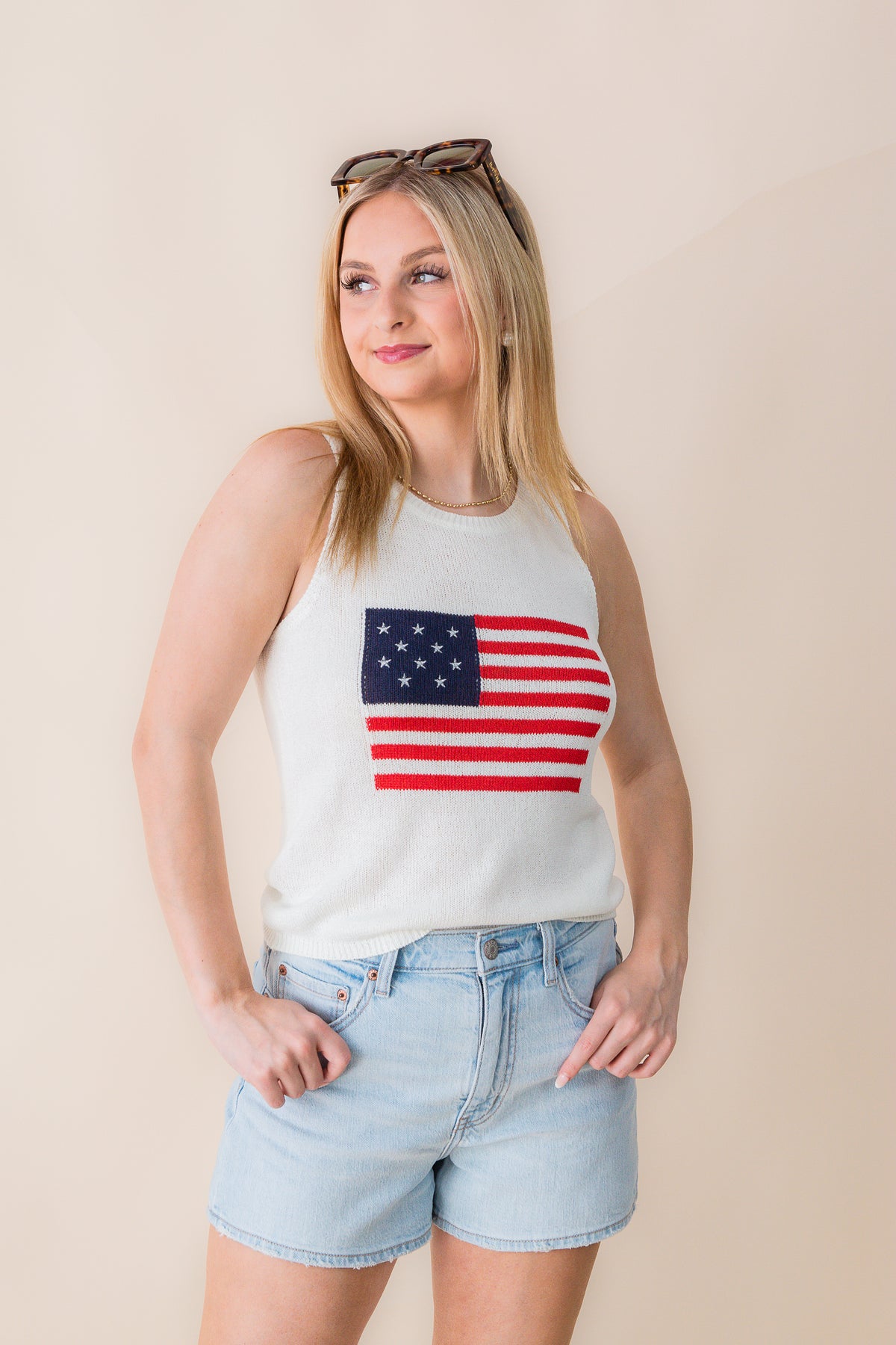 American Spirit Sweater Tank