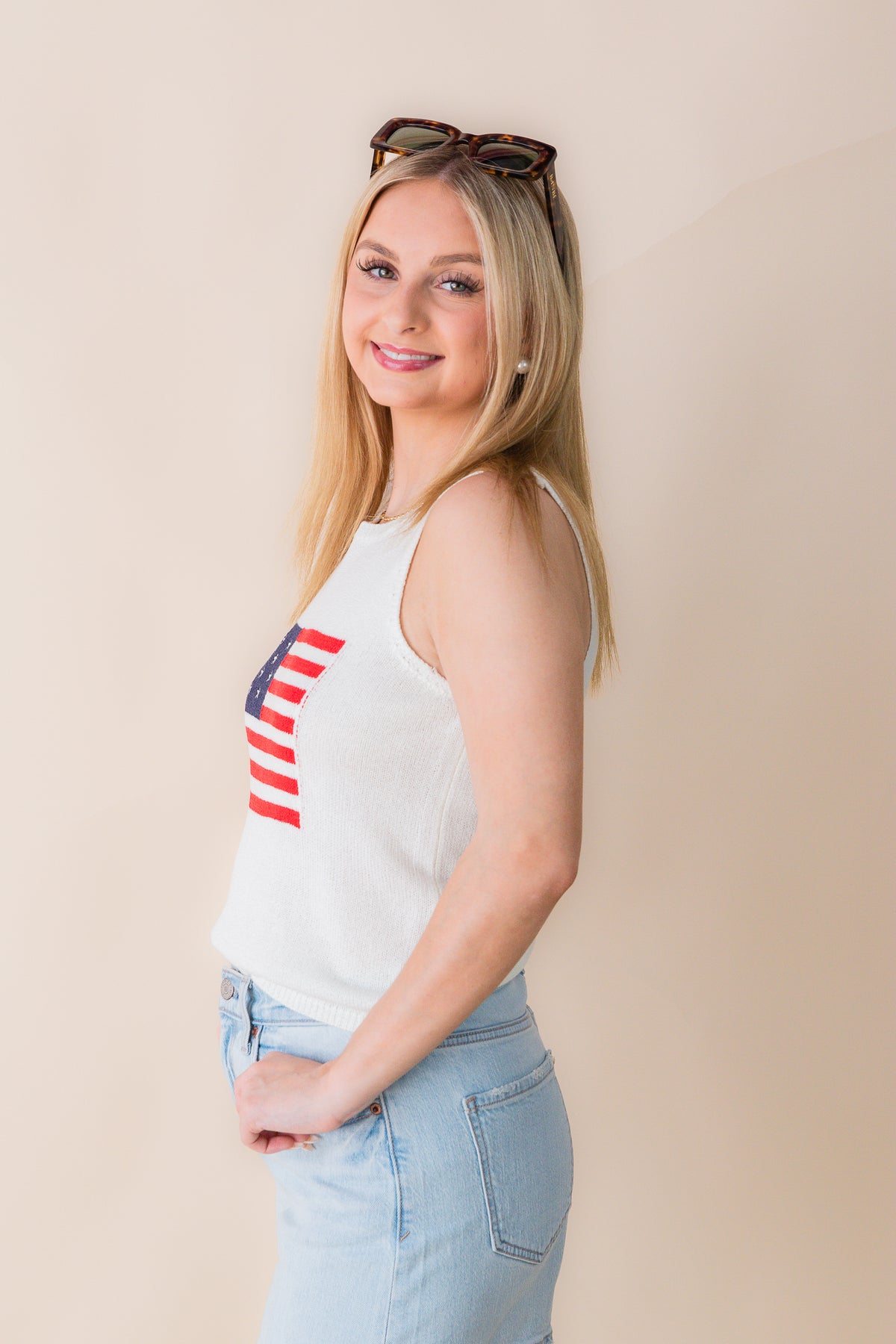 American Spirit Sweater Tank