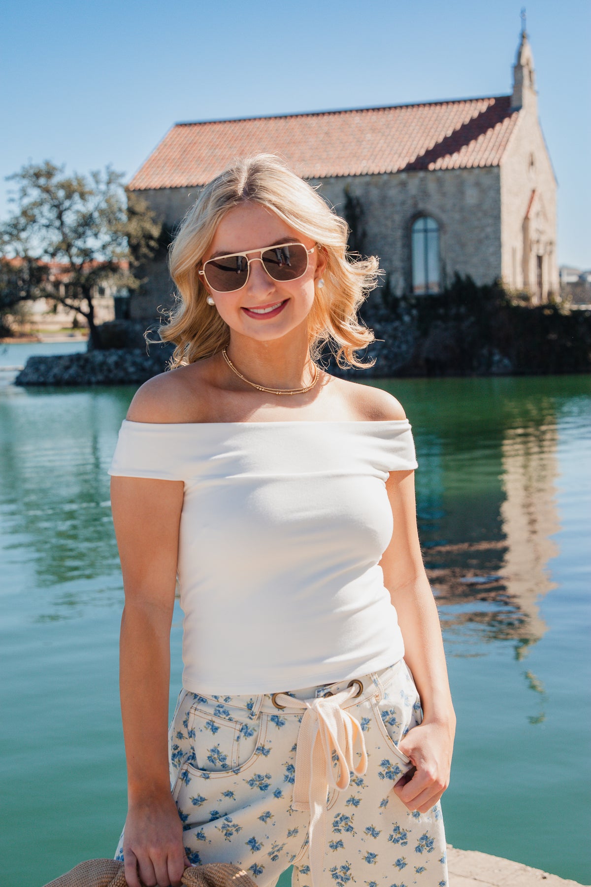 Second Skin Off Shoulder Top