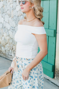 Second Skin Off Shoulder Top