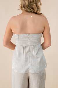 Barbara Strapless Long Vest