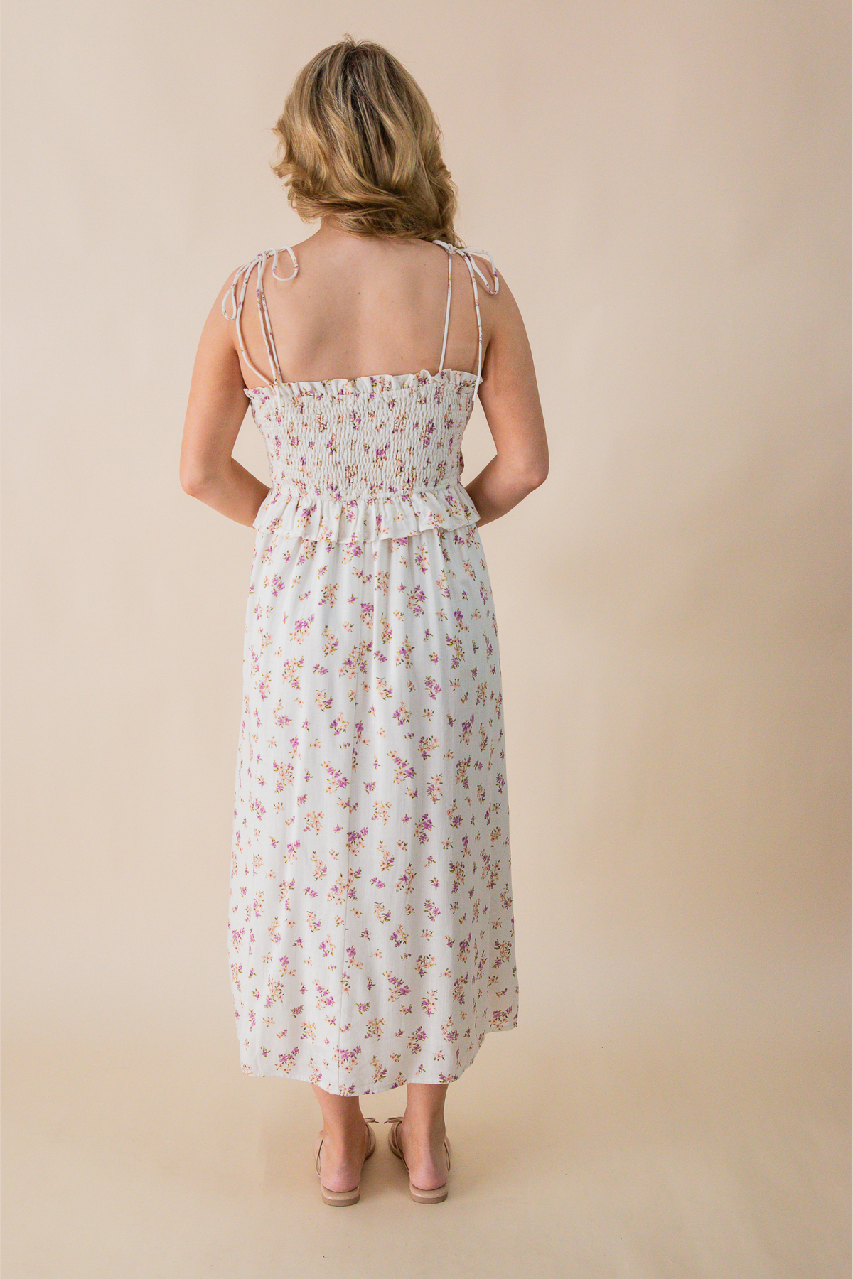 Bouquet Sweetheart Midi Dress