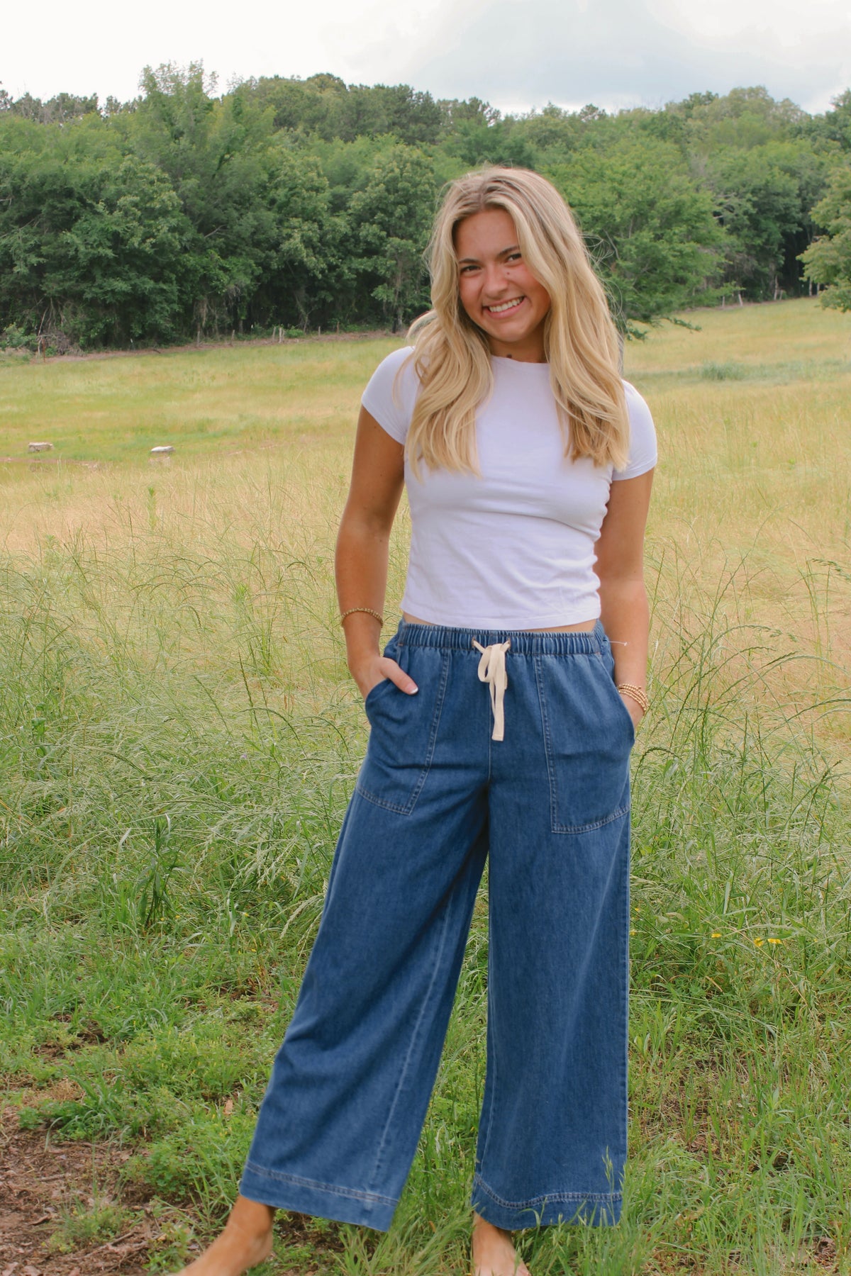 Daycation Denim Utility Pant