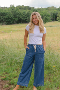 Daycation Denim Utility Pant