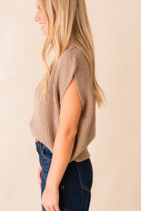 Crosby Ribbed Turtleneck Vest