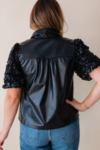 Novie Collar Top