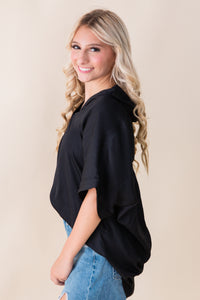 Mona Short Sleeve Blouse Top