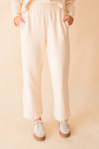 Relaxed Stay Wide Leg Sweat Pants