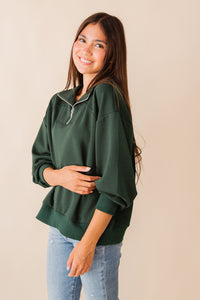 Off Duty 1/4 Zip Sweatshirt