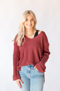 Carli V Neck Pullover