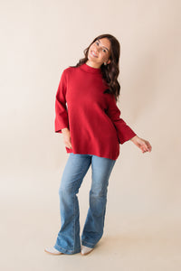 Allie Mock Neck Top