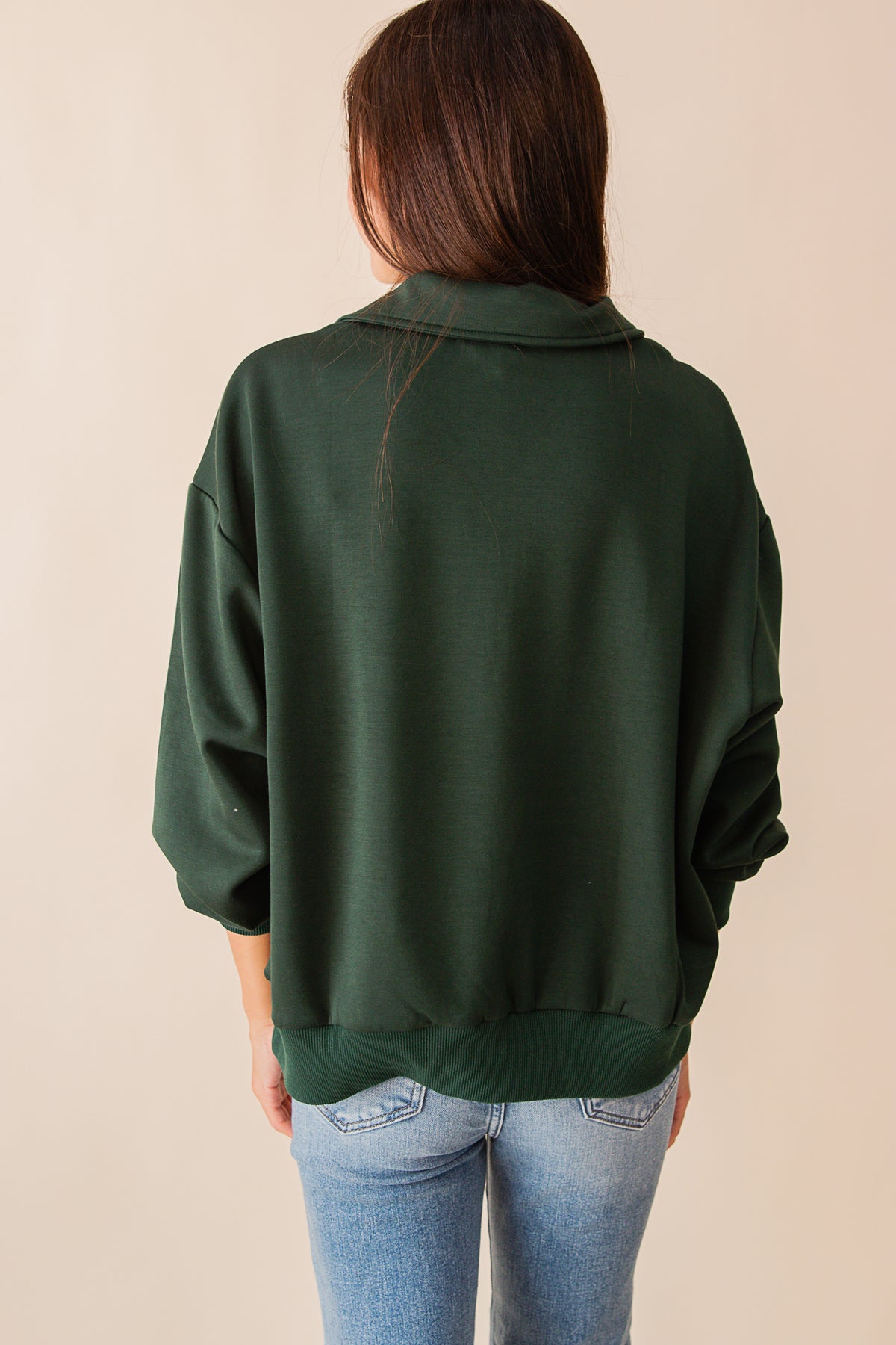 Off Duty 1/4 Zip Sweatshirt