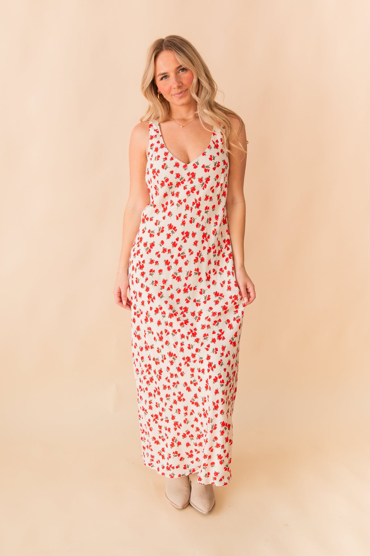 Hana La Rosa Ditsy Maxi Dress