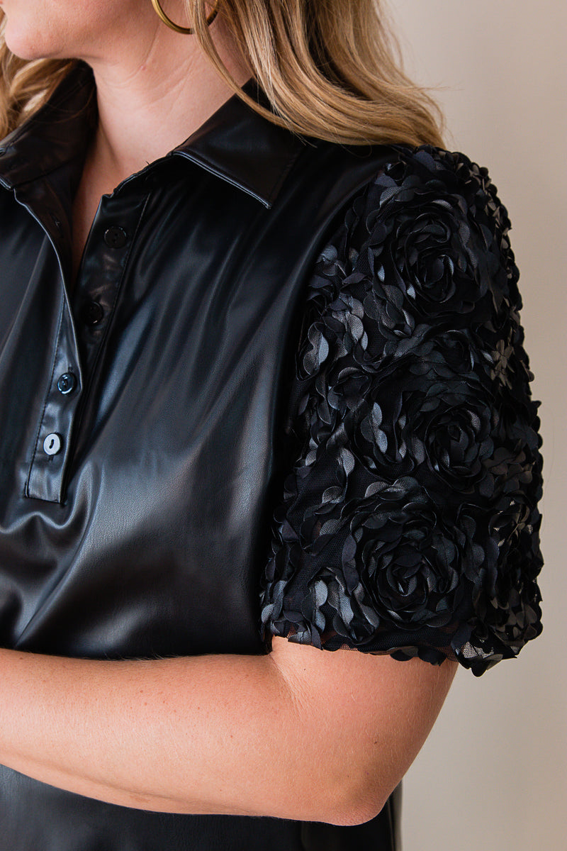 Novie Collar Top