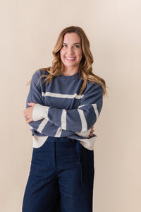 Jordane Striped Sweater