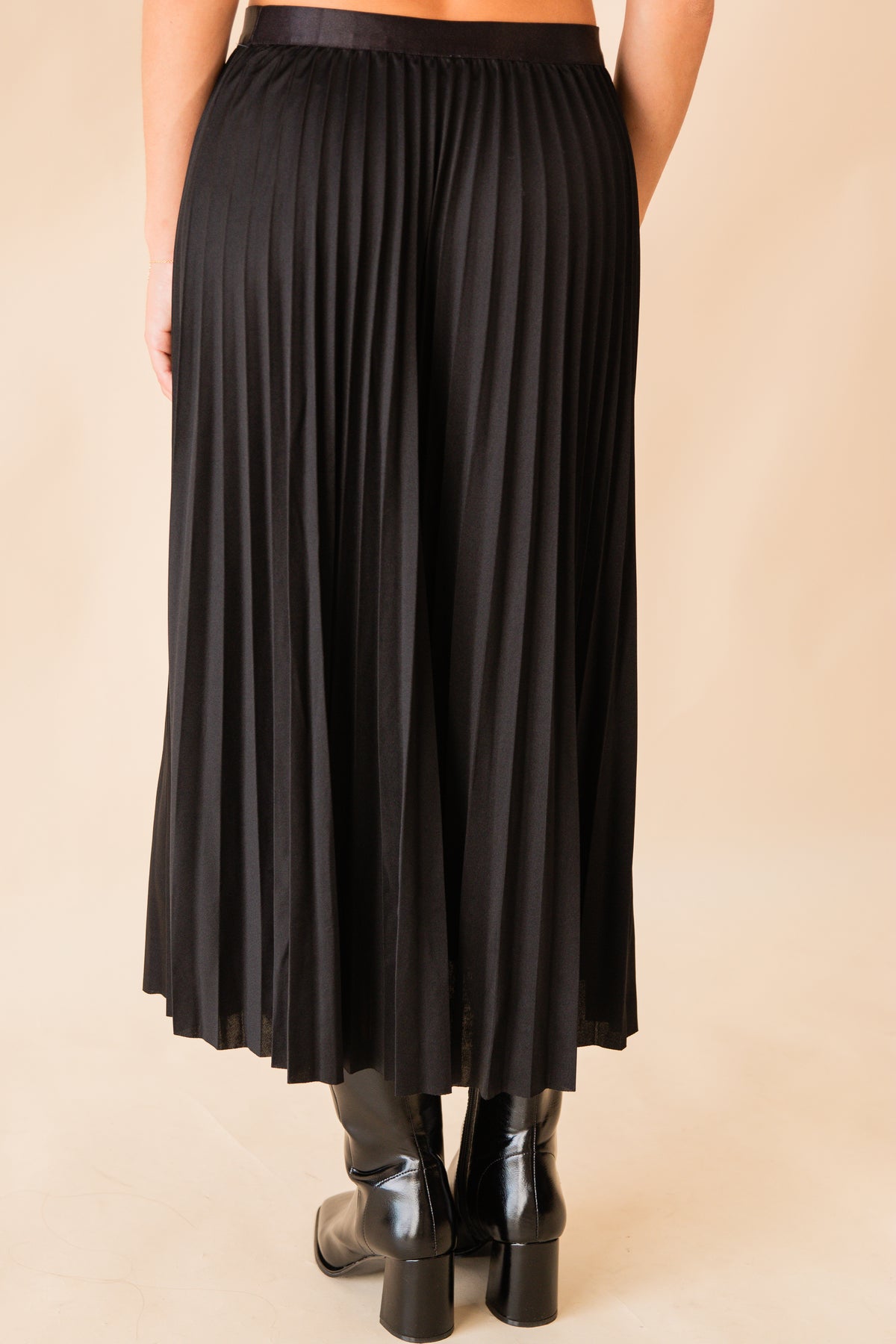 Full of Charm Pleated Midi Skirt