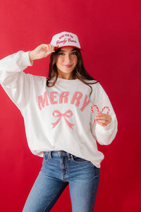 Merry Bow Pullover