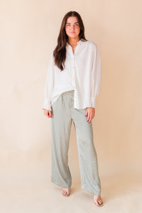 Culture Satin Wide Leg Pant