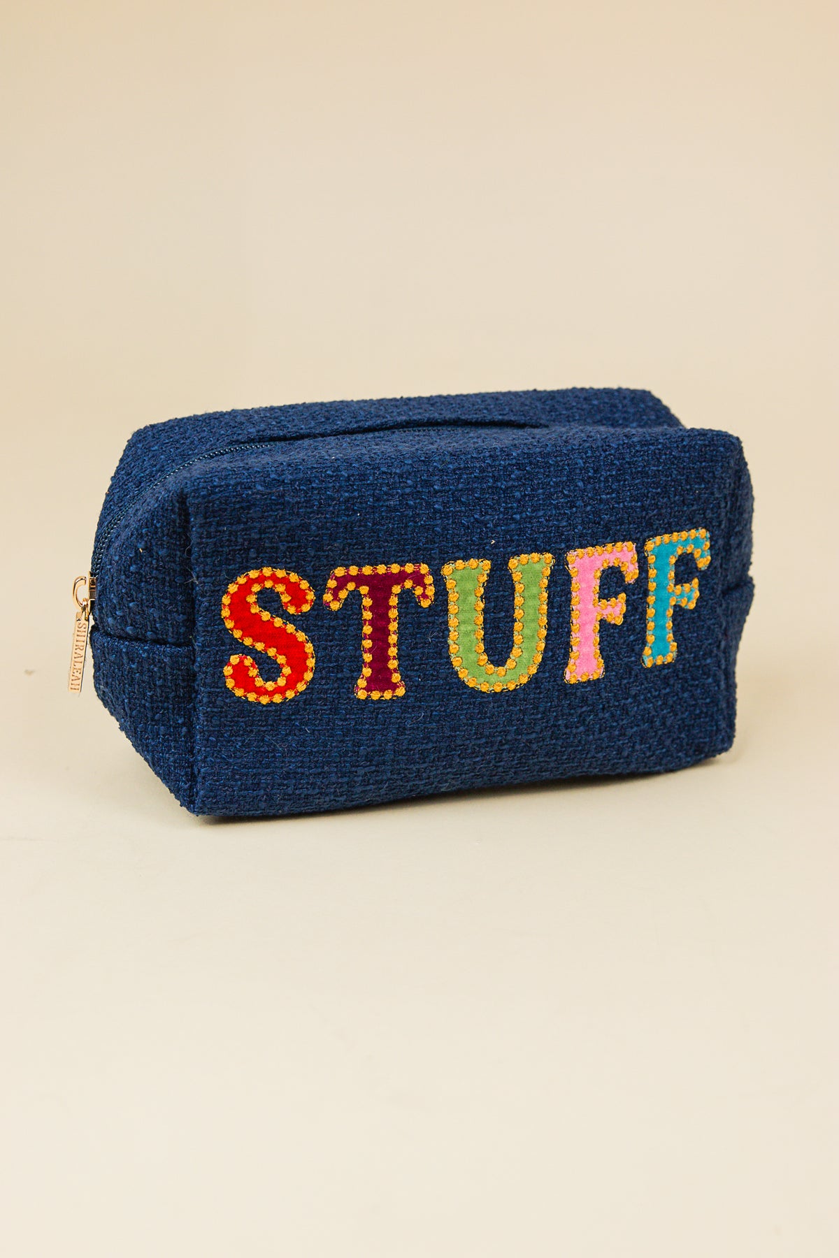 Mara "Stuff" Zip Pouch Navy