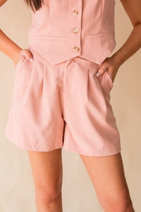 Seasons Bloom Pleated Shorts