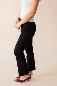 Shy Girl High Rise Crop Flare Jean