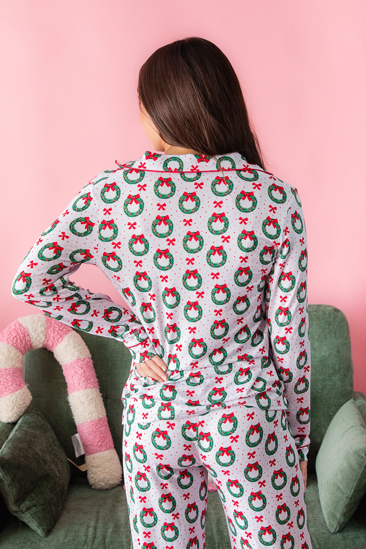 Clara Wreath Sleep Shirt LS