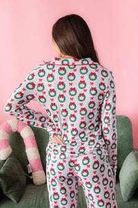 Clara Wreath Sleep Shirt LS