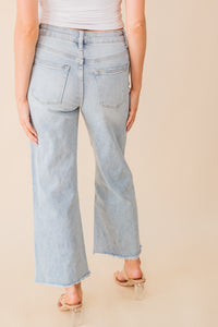 High Rise Wide Leg w Embellishment