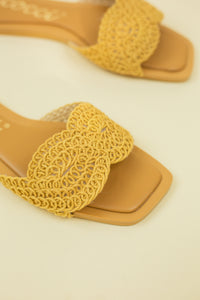 Jessica Crochet Woven Sandal