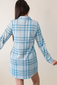 Lynden Knit Flannel Dress