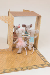 Ballet Mice in Dance Studio, Little Sister & Brother
