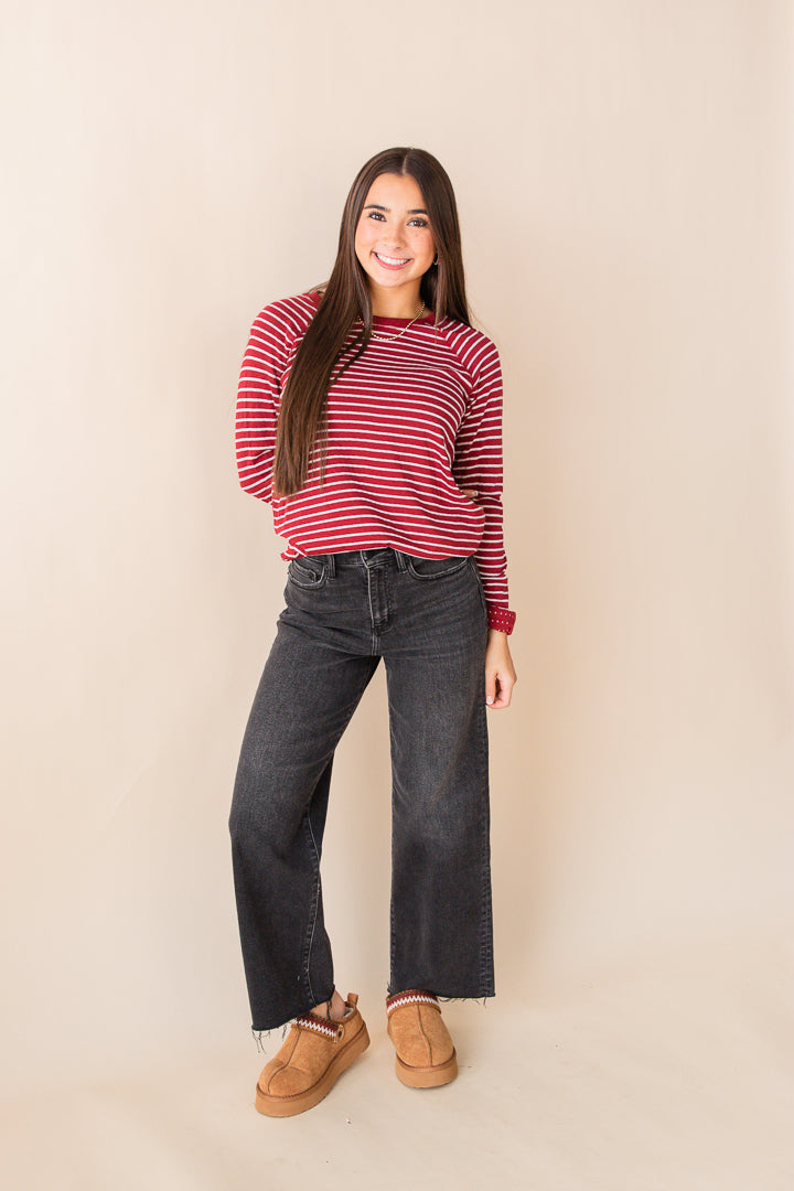 Frannie Reversible Long Sleeve Tee