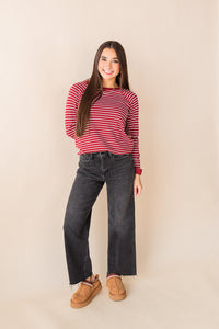 Frannie Reversible Long Sleeve Tee