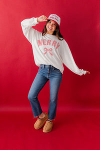 Merry Bow Pullover