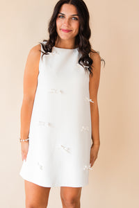Charming Bow Mini Dress