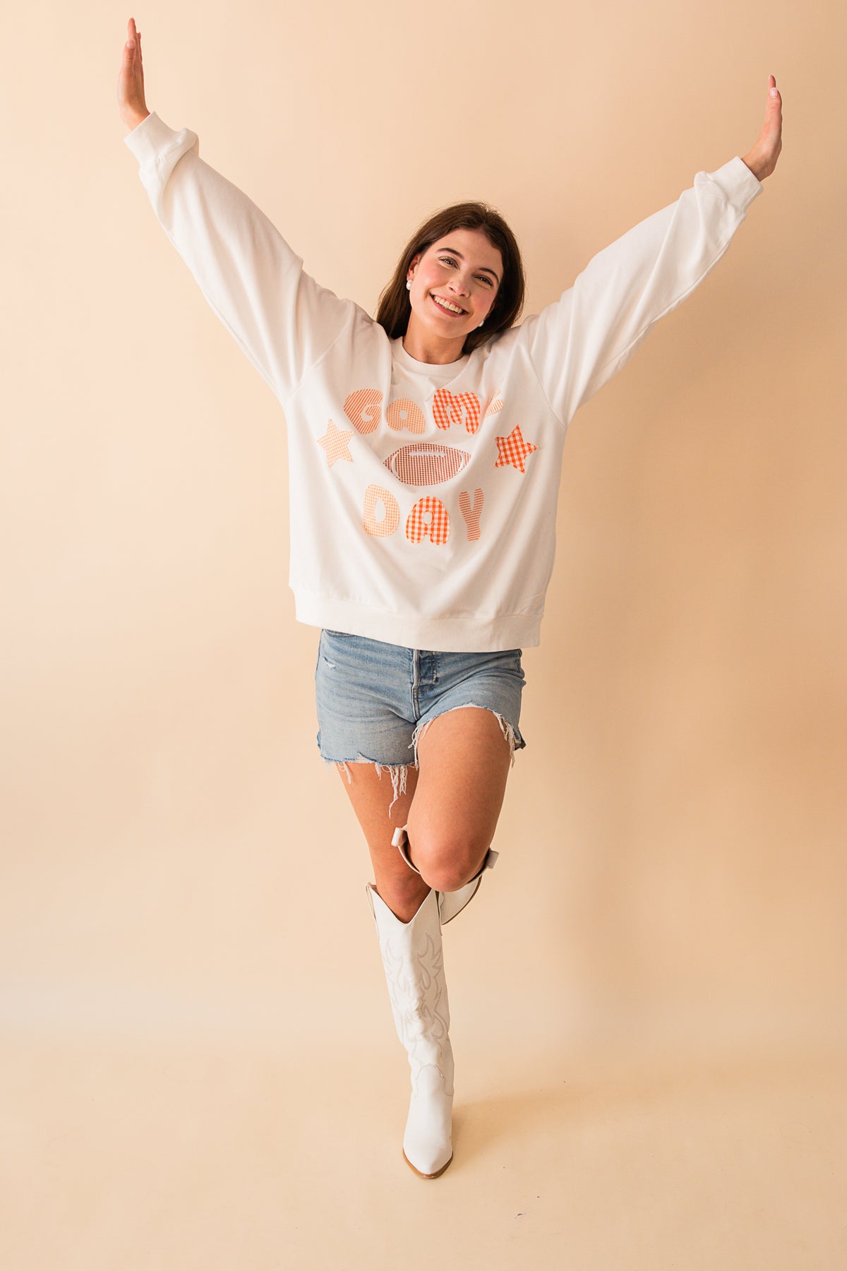 Game Day Patchwork Crewneck