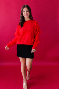 Allie L/S Bow Sweater