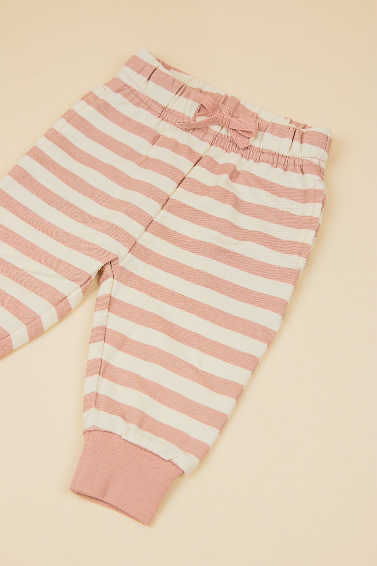 Relaxed Sweatpant Pink Stripe
