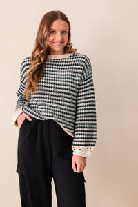 Samantha Knit Striped Sweater